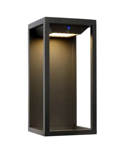 Lucide tenso solar LED wall light 3000K IP54 anthracite