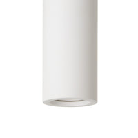 Faretto da soffitto Lucide Gipsy, 1xGU10, 220-240V, IP20, gesso bianco, design moderno cilindrico Ø7cm