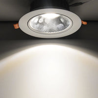 Led recessed spotlight dimmable 7W replaces 70W 4000K clear white LCB