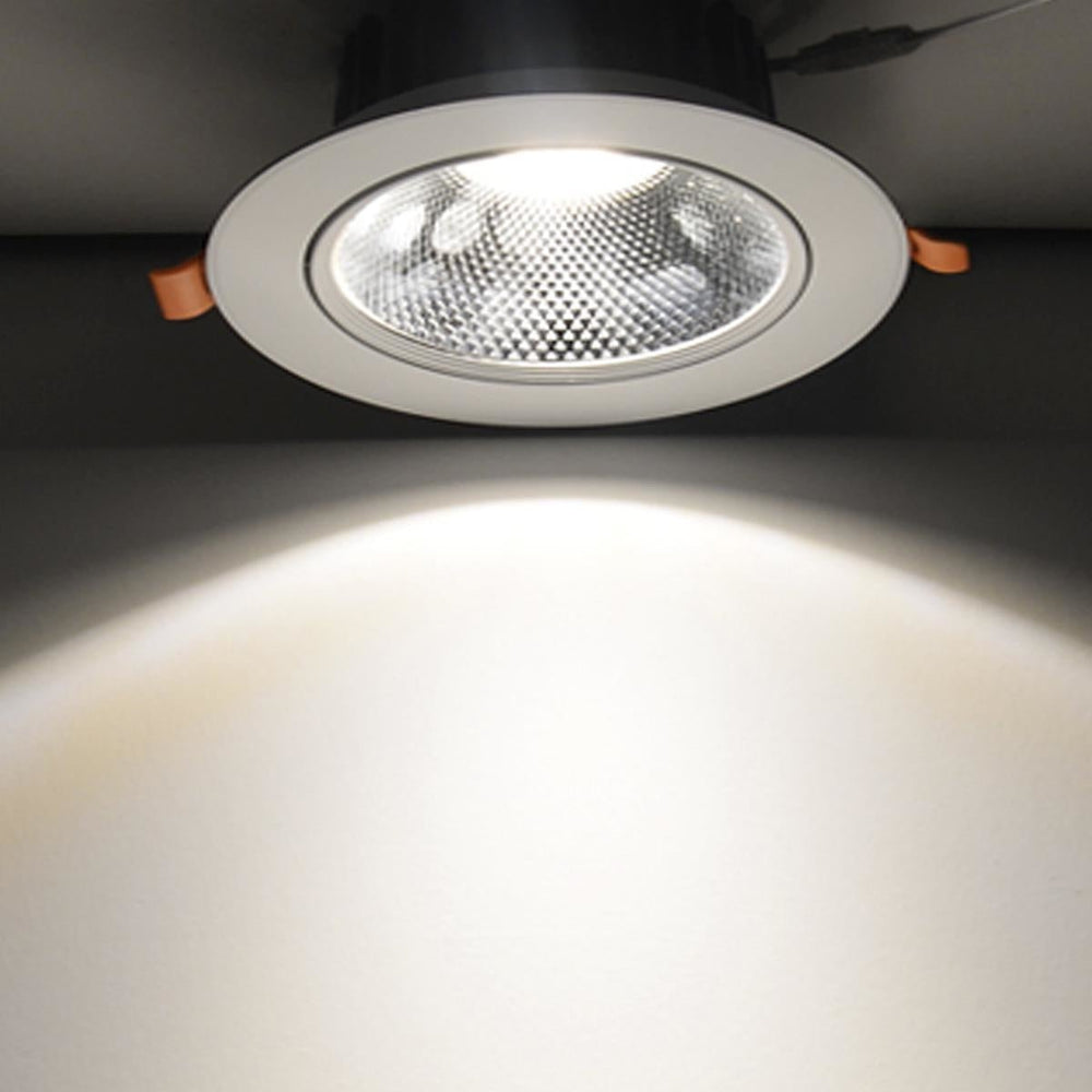 Led recessed spotlight dimmable 7W replaces 70W 4000K clear white LCB