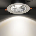 Led recessed spotlight dimmable 7W replaces 70W 4000K clear white LCB