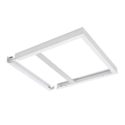 Pannello LED in alluminio bianco da 60x60cm con altezza di 75mm e alta resa luminosa