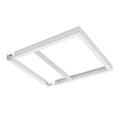 LED Panel Surface Mount 60x60cm White Aluminium 75mm Height for Easy Ceiling Lighting