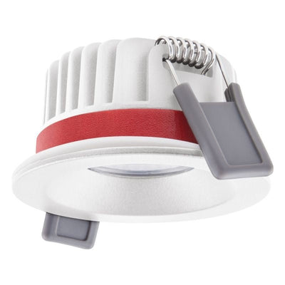 Faretto a incasso 8w 3000k bianco caldo 680 lumen dimmerabile ip65 resistente al fuoco