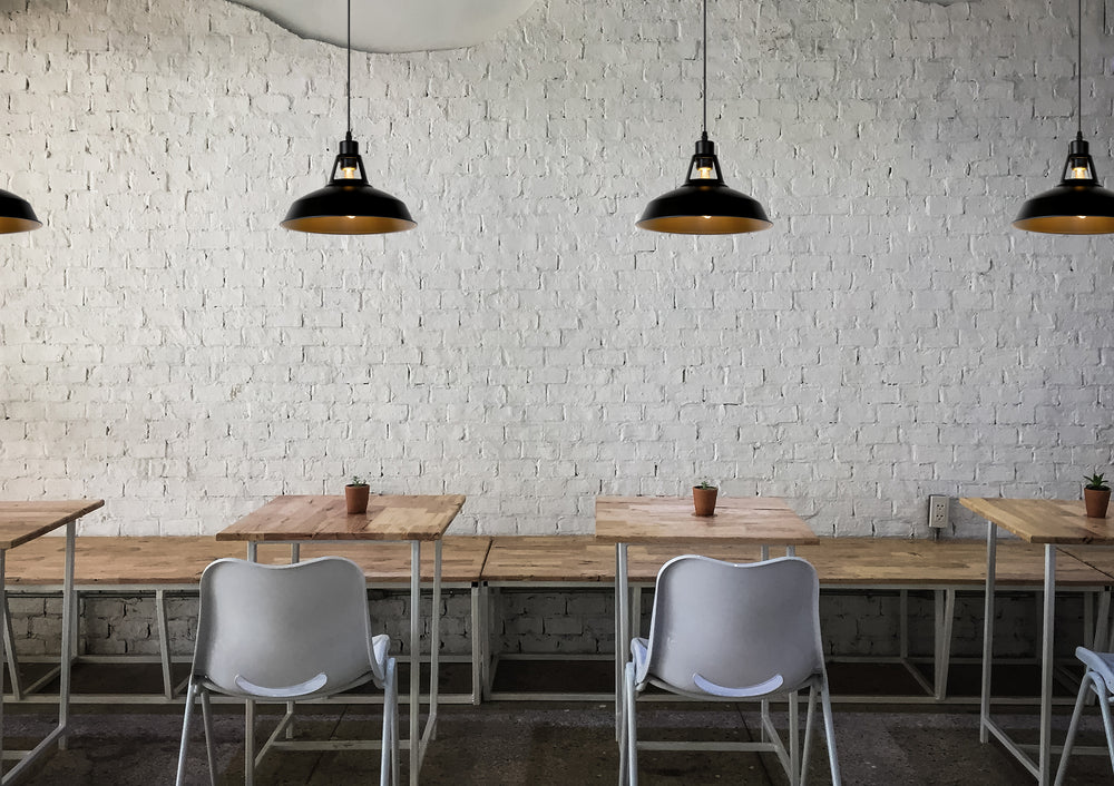 Lampada a sospensione Lucide BRASSY-BIS Nera, 1xE27 attacco, altezza regolabile, paralume rotondo in metallo Ø31cm, IP20