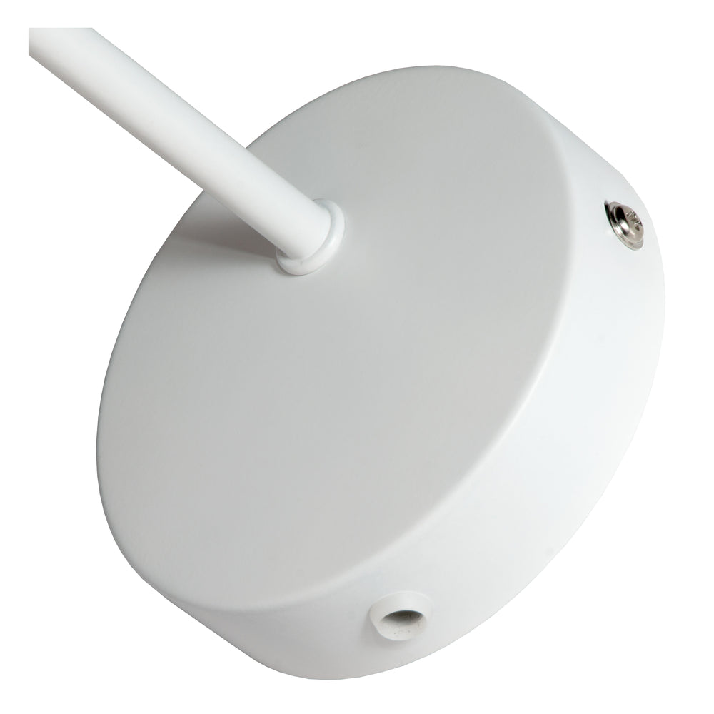Lucide SCOTT wall light, 1xE27 socket, 40W max, IP20, metal body, Matt White finish, vintage style