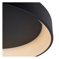 Lucide TALOWE Lampada da soffitto LED, dimmerabile 20W 3000K IP20 rotonda Alluminio nero Ø300mm