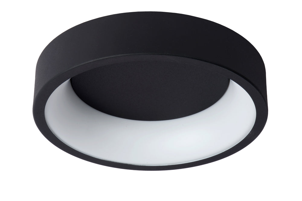 Lucide TALOWE Lampada da soffitto LED, dimmerabile 20W 3000K IP20 rotonda Alluminio nero Ø300mm