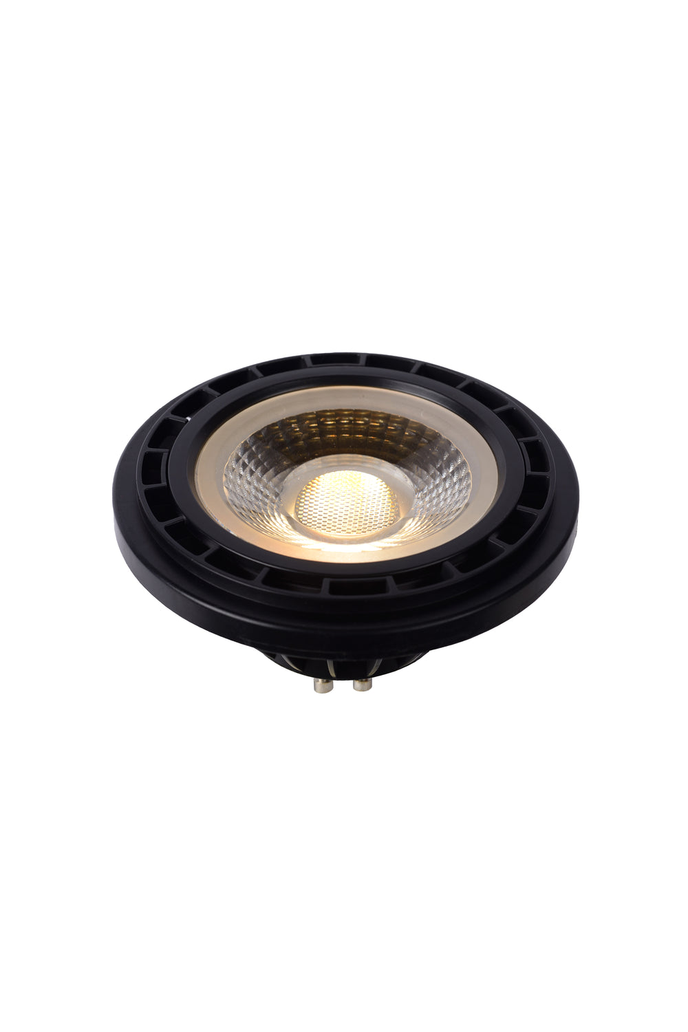 Lucide LED GU10 12W 230V lampada dim to warm 2200K-3000K 820 lumen CRI 95 Riflettore Nero Argento IP20