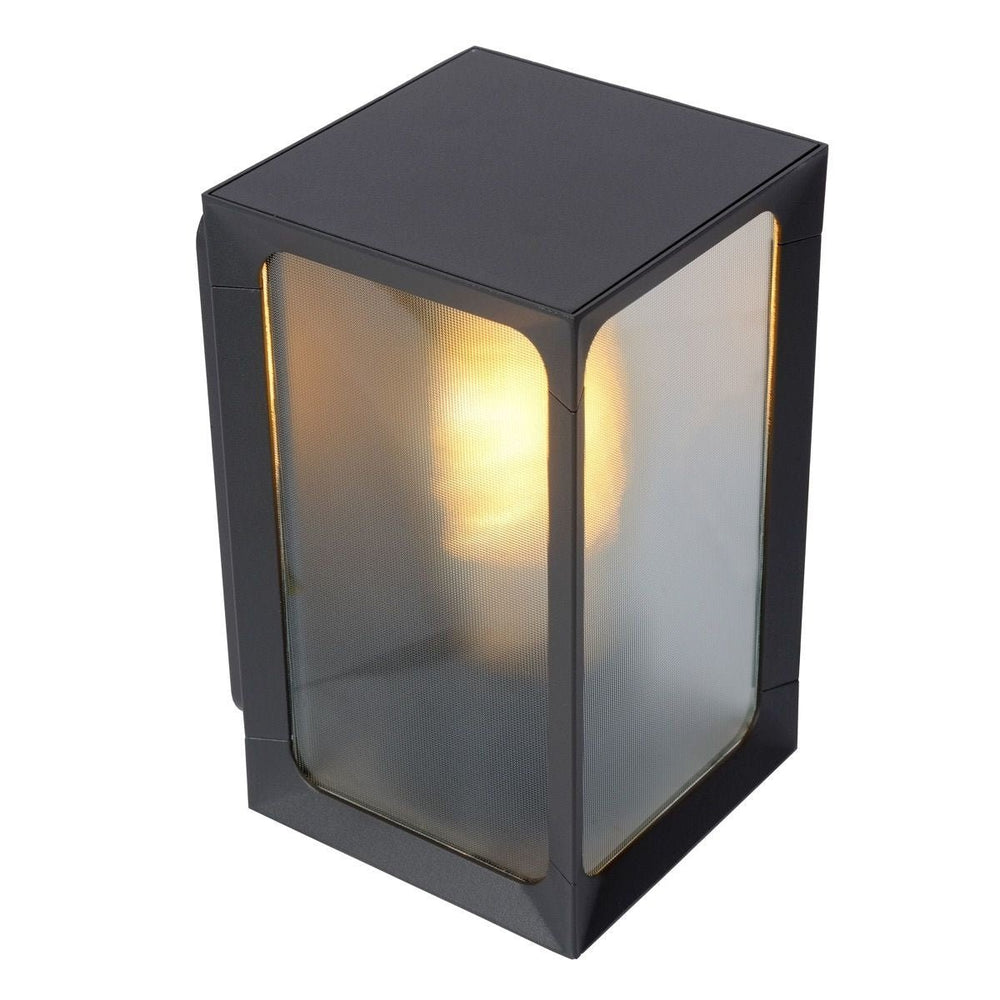 Lucide LED outdoor wall lamp cage with E27 fitting and IP44 rating