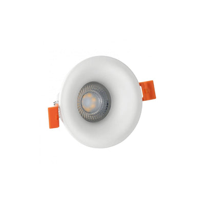 Faretto da incasso Spectrum LED GU10 Bianco Japandi rotondo 85MM IP20 250V corpo in alluminio foro 75MM