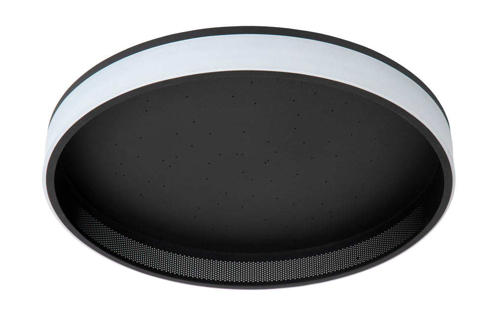 Lucide ESTREJA LED ceiling light 40cm dimmable CCT 2500K-3000K 40W 5500 lumens Black IP20 modern round