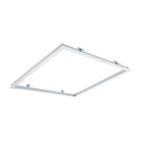 Led panel 30x30cm recessed frame white aluminum, ip20, 220-240v, ce rohscertified