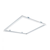 LCB telaio per pannello LED 30x30cm ad incasso, Alluminio bianco, IP20, 220-240V, CE RoHS