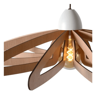 Lucide Zidane LED hanging lamp 60 mm diameter e27 fitting white