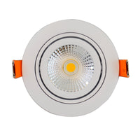 LCB LED recessed spotlight 95mm IP65 white 5W 420 lumen 2700K warm white