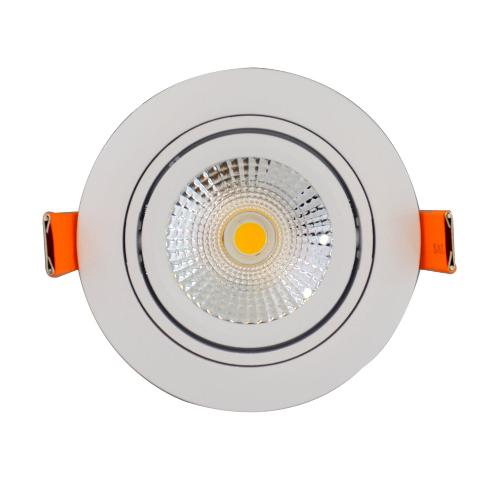 LCB LED recessed spotlight 95mm IP65 white 5W 420 lumen 2700K warm white