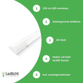 Aigostar LED batten 120cm 40W 4000K bright white light lumens