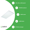 Lampada LED LCB 10.5W 1521 lumen 3000K bianco caldo non dimmerabile chip Philips IP20 CE RoHS