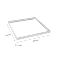 Spectrum algine 600x600mm LED ceiling light white aluminum for office space, cold environment -20/+40, 2-year warranty