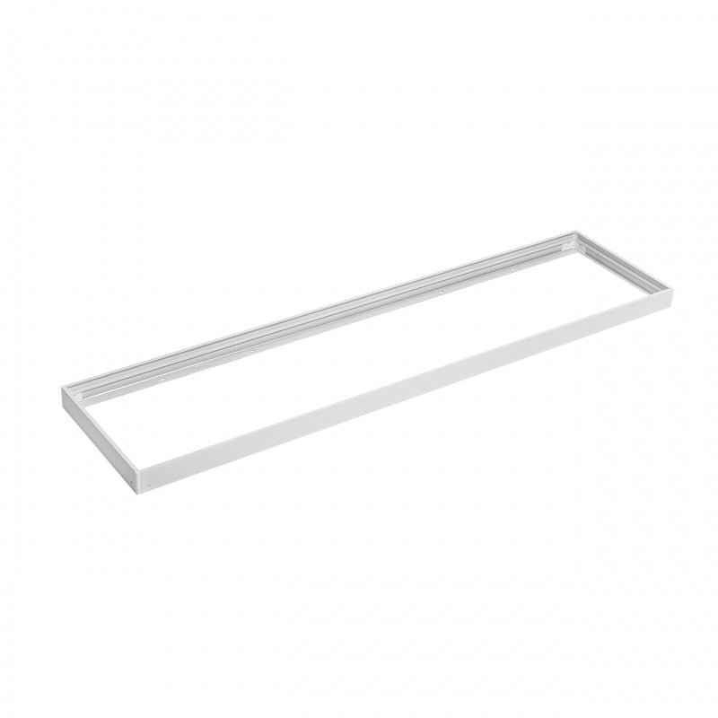 Spectrum LED frame for surface-mounted light fixture 300x120mm white, energy-saving design for optimal space lighting