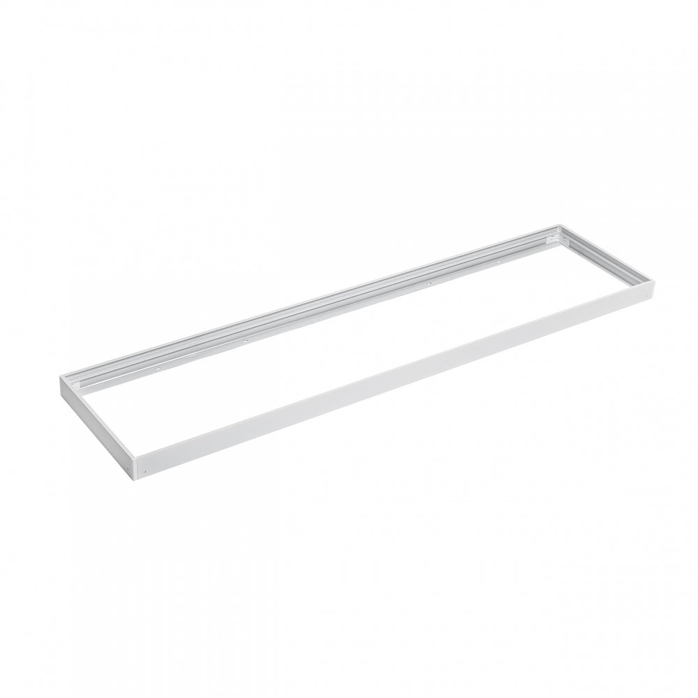 Spectrum LED frame for surface-mounted light fixture 300x120mm white, energy-saving design for optimal space lighting