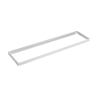 Spectrum LED frame for surface-mounted light fixture 300x120mm white, energy-saving design for optimal space lighting