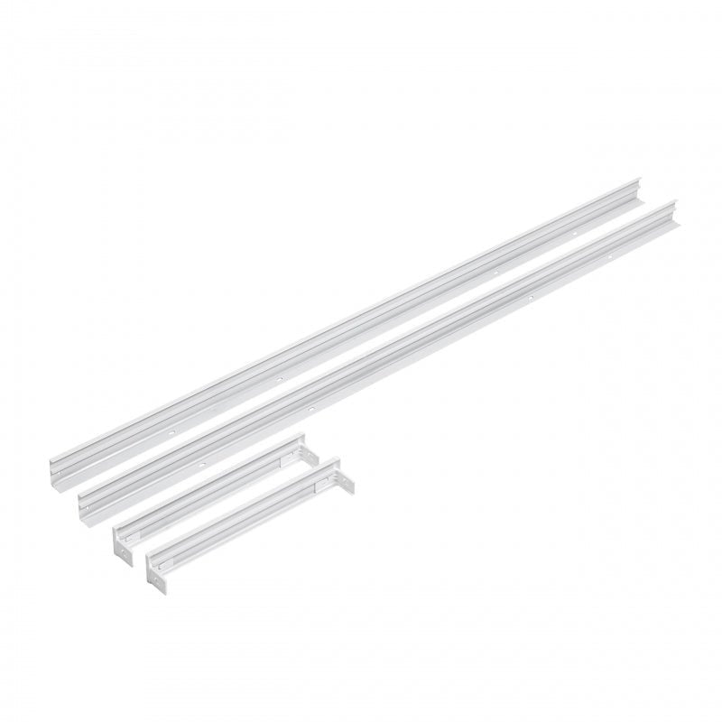 Spectrum LED frame for surface-mounted light fixture 300x120mm white, energy-saving design for optimal space lighting