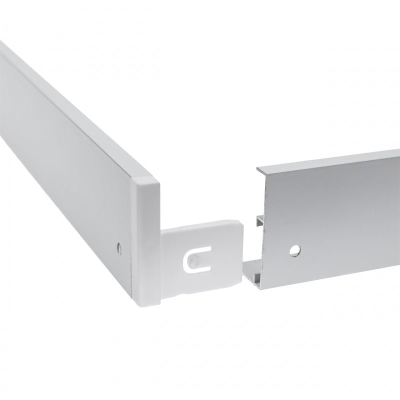 Spectrum LED frame for surface-mounted light fixture 300x120mm white, energy-saving design for optimal space lighting