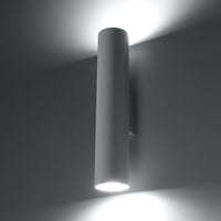 Aigostar applique LED da parete Nera LAGOS con 1x attacco GU10, corpo in alluminio, IP20, certificata CE RoHS