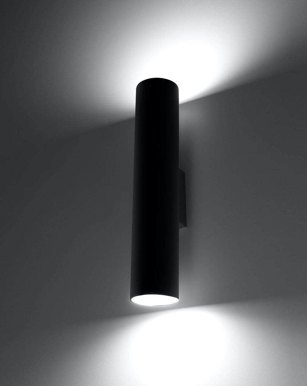 Applique da parete LED Aigostar Nera LOOPEZ con 1x portalampada GU10 IP20 corpo in alluminio CE RoHS