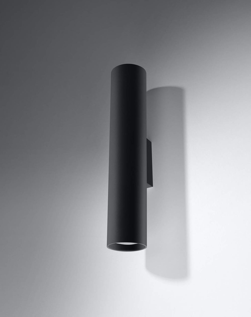 Applique da parete LED Aigostar Nera LOOPEZ con 1x portalampada GU10 IP20 corpo in alluminio CE RoHS