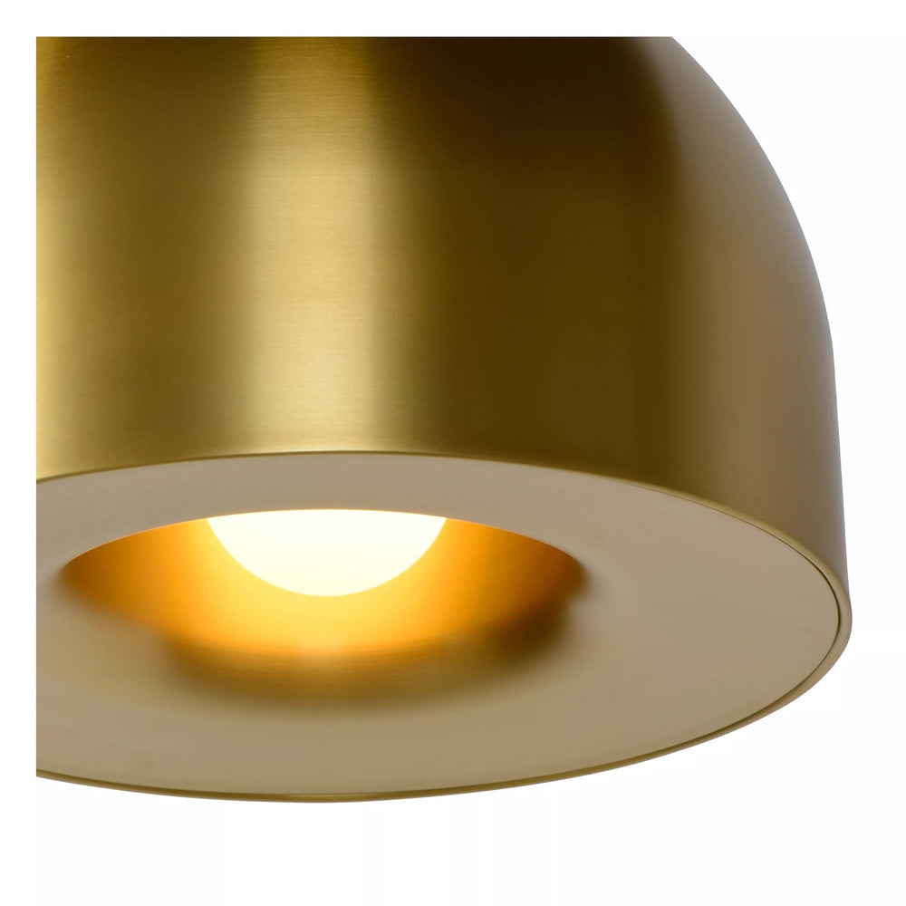 Lucide AKRON LED pendant light E27 50W matte gold aluminum 60mm