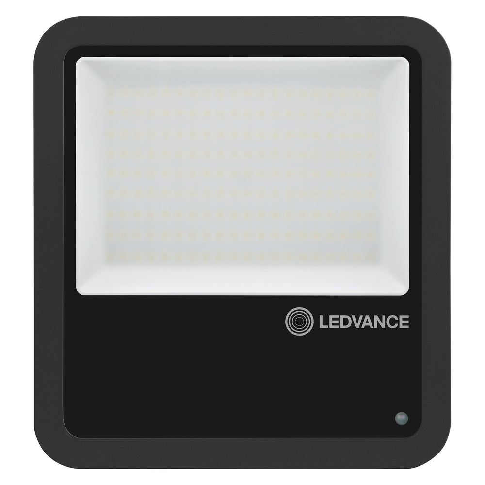 Faretto a LED con fotocellula nero 100w 15000 lumen 100d 4000k bianco freddo sensore di luce