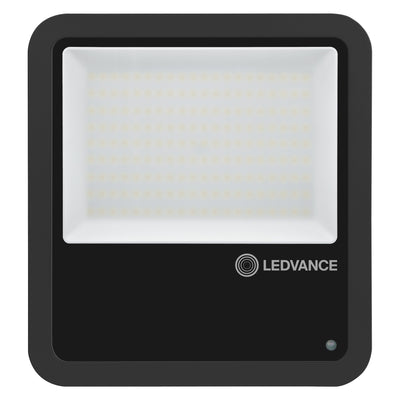 Faretto a LED con fotocellula nero 100w 15000 lumen 100d 4000k bianco freddo sensore di luce
