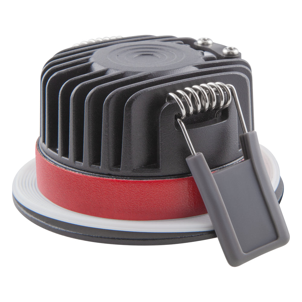 Faretto a LED da incasso resistente al fuoco Ledvance 8W 3000K dimmerabile IP65 Nero 90CRI fascio 36°