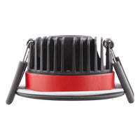 Faretto a LED da incasso resistente al fuoco Ledvance 8W 3000K dimmerabile IP65 Nero 90CRI fascio 36°