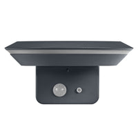 Ledvance Endura Style solare GLOW Sensore da Parete LED 3.6W 3000K IP44 Grigio Scuro Lampada da Esterno