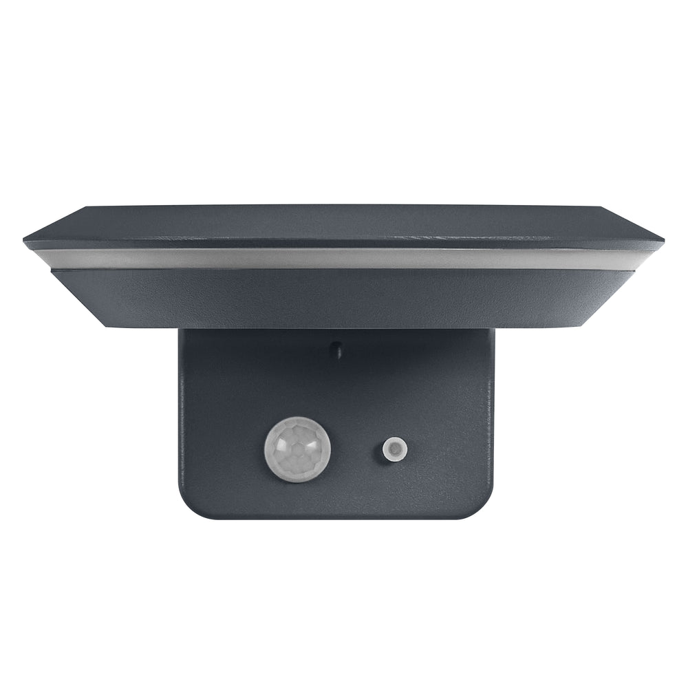Ledvance Endura Style solare GLOW Sensore da Parete LED 3.6W 3000K IP44 Grigio Scuro Lampada da Esterno
