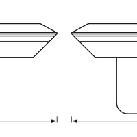 Ledvance Endura Style solare GLOW Sensore da Parete LED 3.6W 3000K IP44 Grigio Scuro Lampada da Esterno