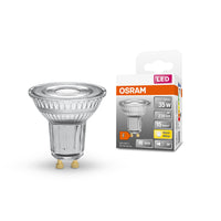 Ledvance Faretto LED GU10 2.6W 2700K 230 lumen 36° Argento Da Soffitto o Da Parete IP20