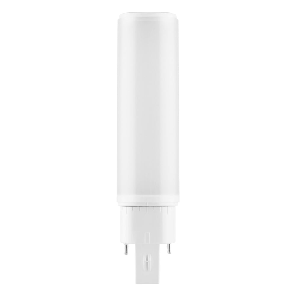 led pl-c dulux hf & ac mains v 6w 600 lumen utili 3000k g24q-1 sostituisce 13w