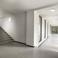 Ledvance Plafoniera LED Tonda 300mm 17W IP65 IK10 3000K 4000K Bianco Montaggio a Parete Soffitto