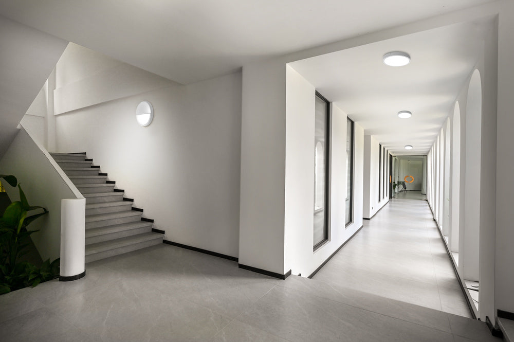 Ledvance Plafoniera LED Tonda 300mm 17W IP65 IK10 3000K 4000K Bianco Montaggio a Parete Soffitto