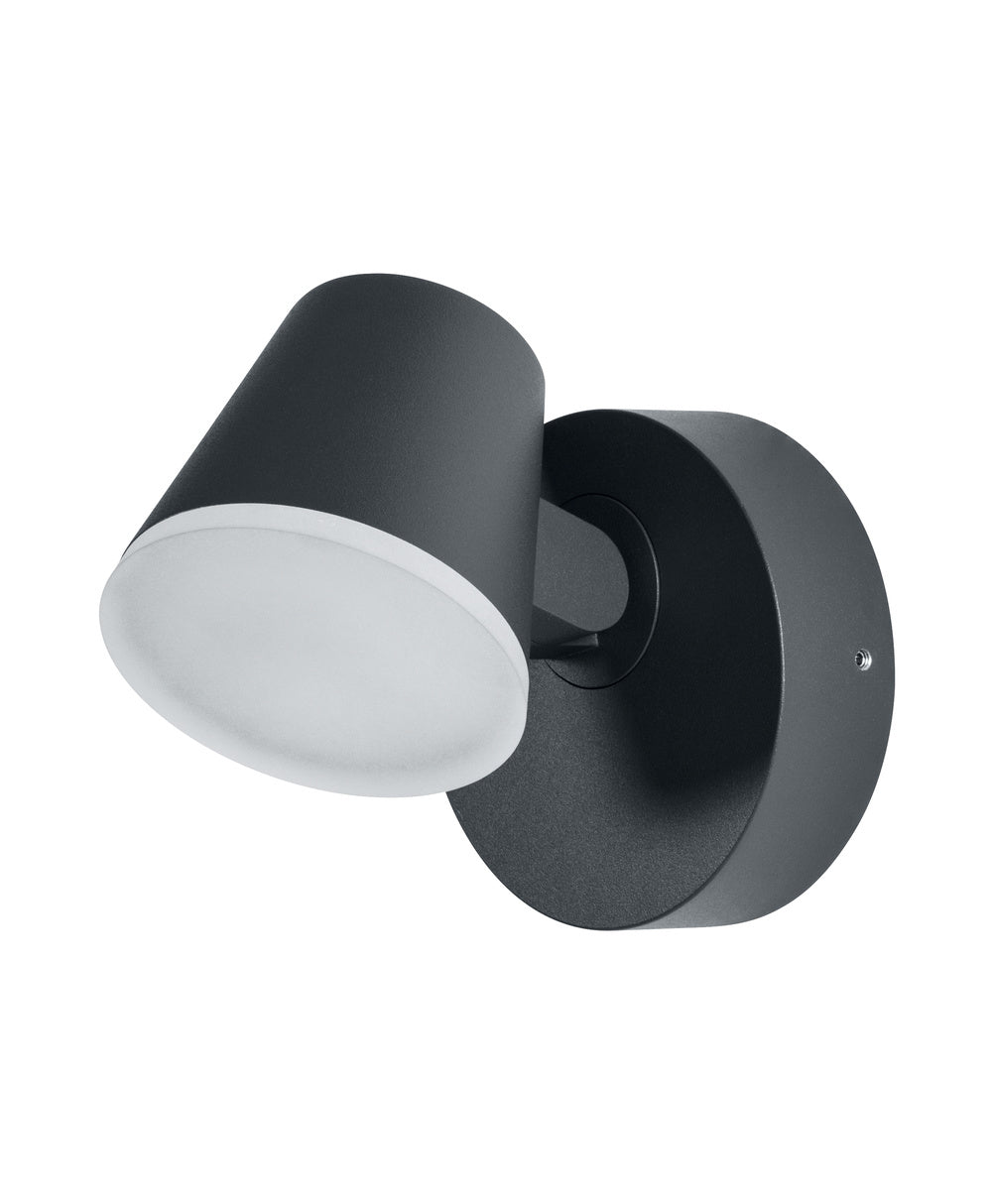 Ledvance ENDURA Style Midi Spot I lampada da parete LED 13.5W 3000K 800 lumen IP44 Grigio Scuro da esterno