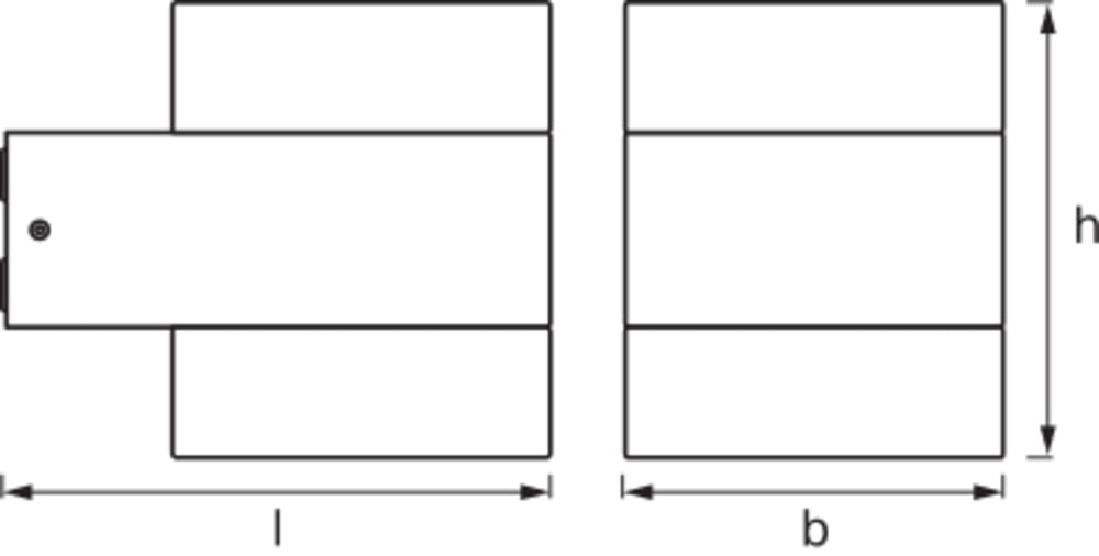 Ledvance ENDURA Style UpDown Puck LED Wall Light 13W 3000K 980 lumens IP44 Dark Gray Outdoor