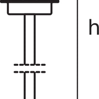 Ledvance ENDURA Classic Post 80cm E27 Lampada da percorso LED da esterno in acciaio inox IP44