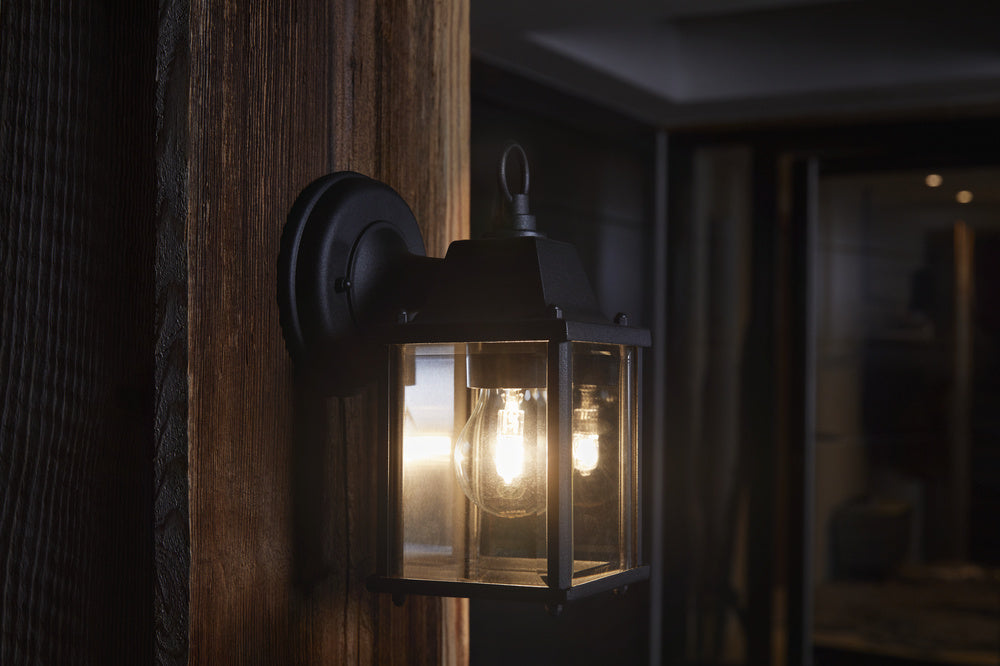 Ledvance ENDURA Classic Lantern Square E27 applique da esterno Nero IP43 montaggio superficiale 220-240V