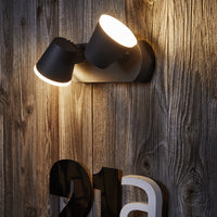 Ledvance ENDURA Style Midi Spot I lampada da parete LED 13.5W 3000K 800 lumen IP44 Grigio Scuro da esterno
