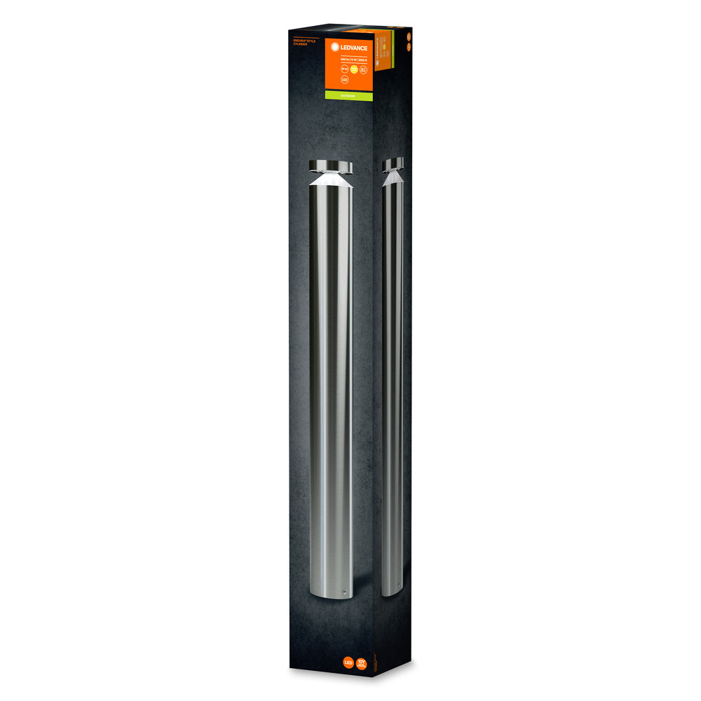 Ledvance ENDURA Style Cylinder 80cm LED lampada da parete da esterno in acciaio inox 6W 3000K IP44 Bianco Caldo